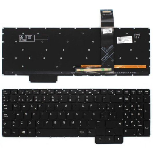 Clavier rétroéclairé Lenovo Legion 5 15arh05h 2020 pour ordinateur portable