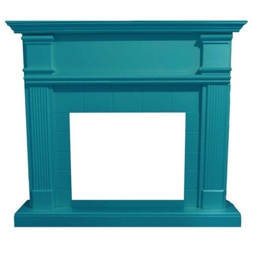 Cheminée Électrique Sined Caldera Sol MDF Turquoise Décoratif