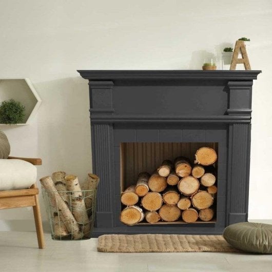 Lareira Elétrica Sined Caldera com Estrutura MDF para Chão