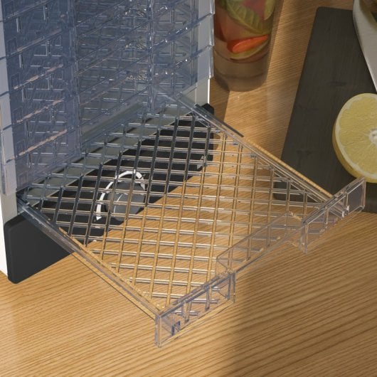 Homcom Deshidratador De Alimentos 350w Con 7 Bandejas Temperatura Ajustable