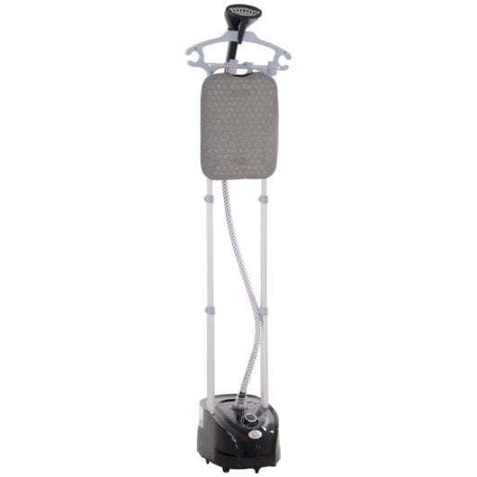 Homcom Plancha Vertical 1950w 2?l Con Temperatura Ajustable Negro