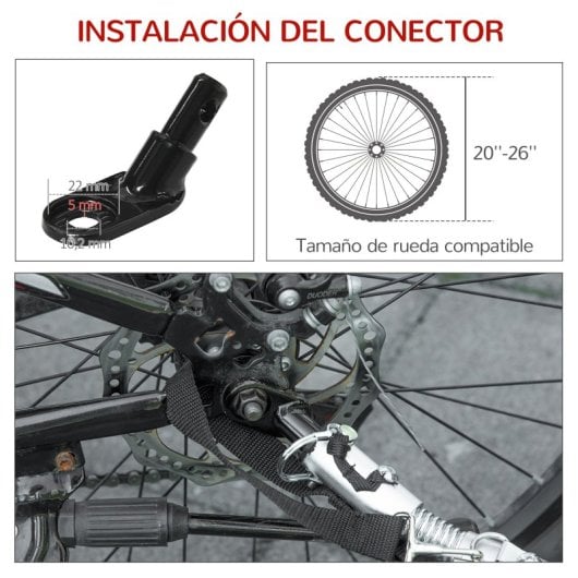 Pawhut Reboque De Bicicleta Para Cães Com Engate Cobertura Enrolável Vermelho