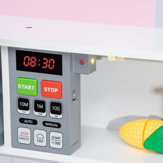 Aiyaplay Cozinha de Brincar em Madeira com Luz 70x29x90cm +3 Anos