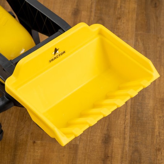 Homcom Tractor A Pedales Para Niños De 3 Años Con Remolque 167x41x52 Cm Amarillo