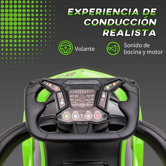 Aiyaplay Carro de Passeio 2-em-1 Lamborghini Verde 12-36 Meses