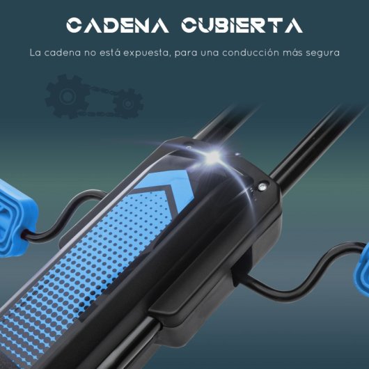 Homcom Go Kart A Pedais Para Crianças 5-12 Anos Assento Ajustável 121x58x61cm Azul
