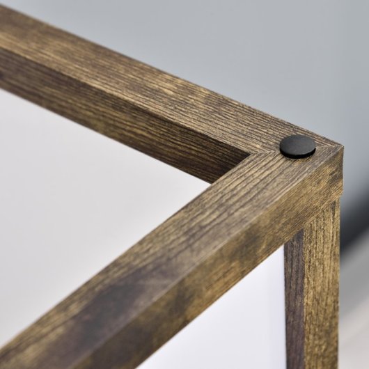 Homcom Lámpara De Pie Con 3 Estantes Para Bombilla E27 Potencia Máx. 40w Marrón