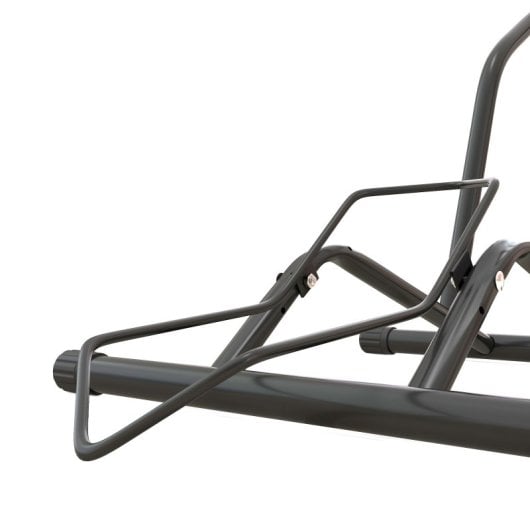 Sportnow Aparcamiento Para Bicicletas De Acero 59x41x38 Cm Negro