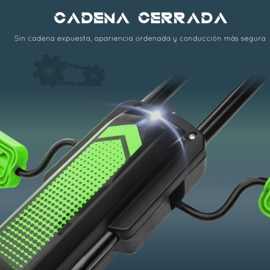Homcom Kart Pedales Para Niños De 5-12 Años Con Asiento Ajustable Verde