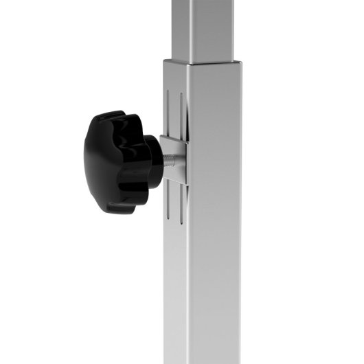 Homcom Mesa de Apoio Com Rodas Com Altura Ajustável 77x40x76-100 Cm Preta