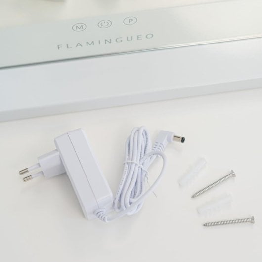 Flamingueo Espejo Maquillaje Con Luz 15 Led 3 Modos De Luz Control Táctil