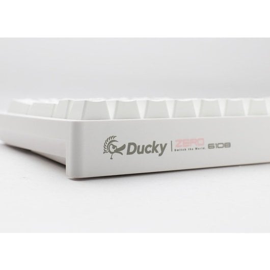 Ducky Zero 6108 Teclado Mecánico 100% Pure White Rgb Tri-mode Connect Mx2a-brown (es)