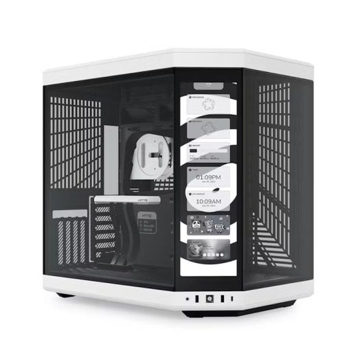 Hyte Y70 Touch Atx Case Verre Trempé Noir/blanc
