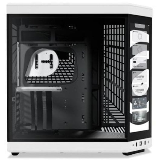 Hyte Y70 Touch Atx Case Verre Trempé Noir/blanc