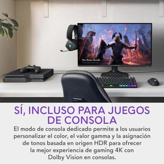 Monitor Dell Alienware AW2725QF 27" UltraHD 4K 180Hz IPS G-SYNC HDR600 0,5ms