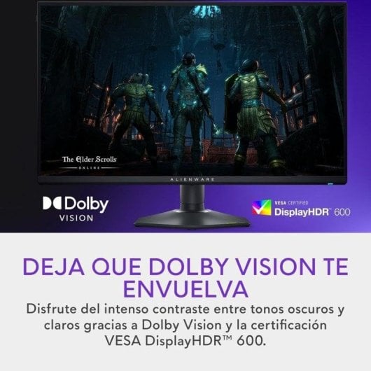 Monitor Dell Alienware AW2725QF 27" UltraHD 4K 180Hz IPS G-SYNC HDR600 0,5ms