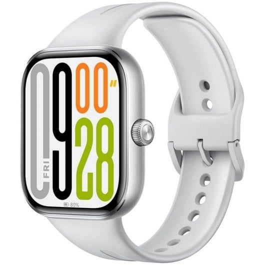 Xiaomi Redmi Watch 5 Bluetooth GPS 47.5mm AMOLED Argento Resistenza Acqua 5ATM SpO2 Cardiofrequenzimetro