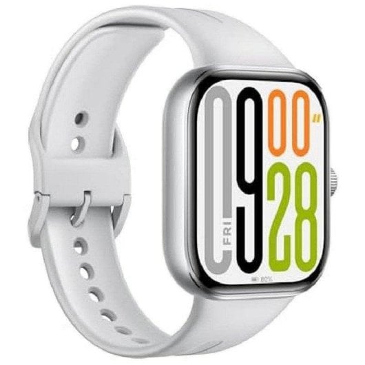 Xiaomi Redmi Watch 5 Bluetooth GPS 47.5mm AMOLED Argento Resistenza Acqua 5ATM SpO2 Cardiofrequenzimetro
