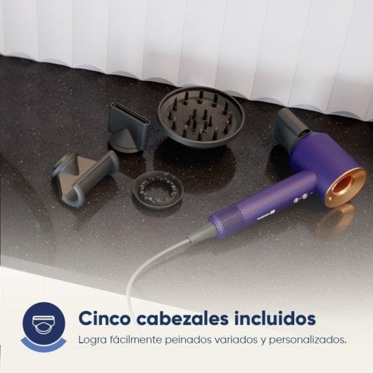 Sèche-cheveux Professionnel Ionique Origial CARE&BEAUTY HAIR ION PRO 1600W 3 Températures 3 Vitesses avec Accessoires