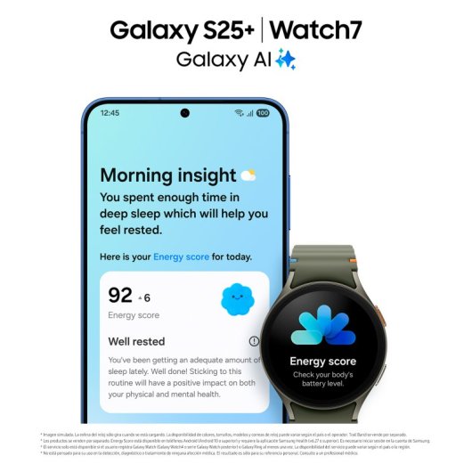 Samsung Galaxy S25 Plus Smartphone con IA Almacenamiento 512GB Batería 4.900mAh Azul