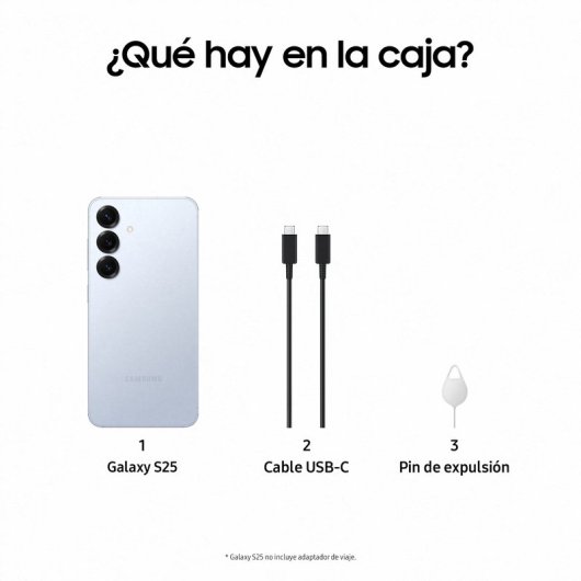 Samsung Galaxy S25 Plus Smartphone con IA Almacenamiento 512GB Batería 4.900mAh Azul