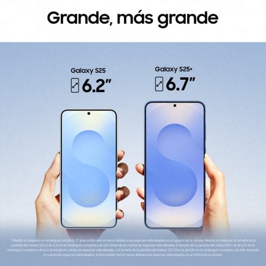 Samsung Galaxy S25 Plus Smartphone con IA Almacenamiento 512GB Batería 4.900mAh Gris