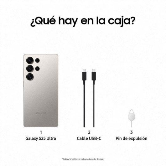 Samsung Galaxy S25 Ultra 5G 12GB 256GB 6.9" Titane Gris