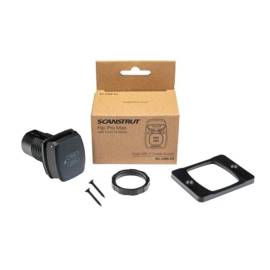 Scanstrut Flip Pro Max Dual USB-C-Ladeanschluss Schnelles Aufladen kompatibler Smartphones
