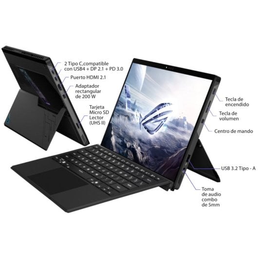ASUS ROG Flow Z13 GZ302EA-RU008W AMD Ryzen AI MAX+ 395/32GB/1TB SSD/13.4" Táctil