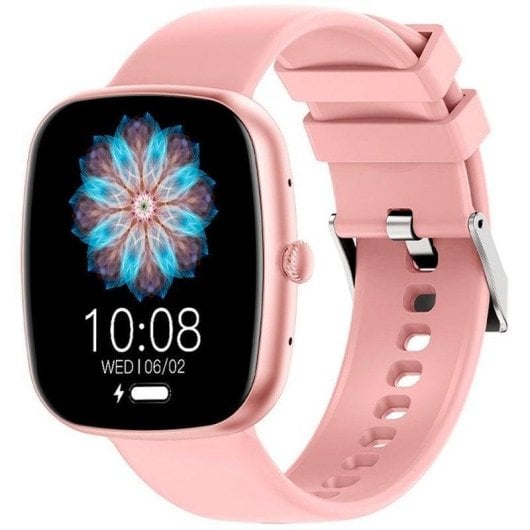 Cool Border Bluetooth 45mm TFT Rosa IP67 SpO2 Pulsmesser Schlafüberwachung Wechselarmband