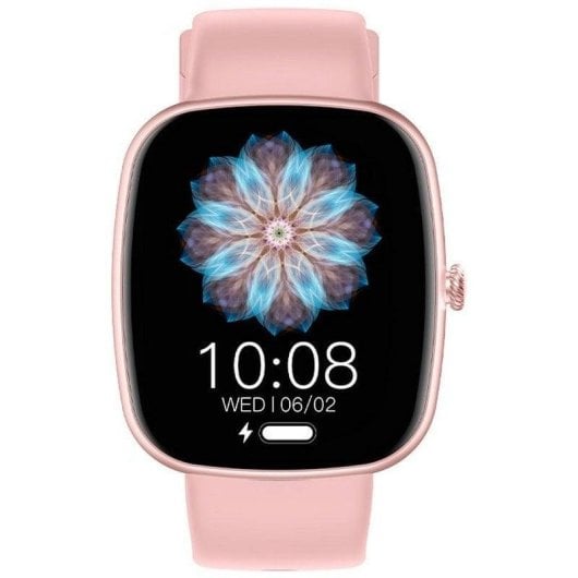 Cool Border Bluetooth 45mm TFT Rosa IP67 SpO2 Pulsmesser Schlafüberwachung Wechselarmband