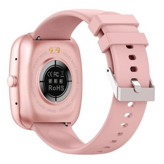 Cool Border Bluetooth 45mm TFT Rosa IP67 SpO2 Pulsmesser Schlafüberwachung Wechselarmband