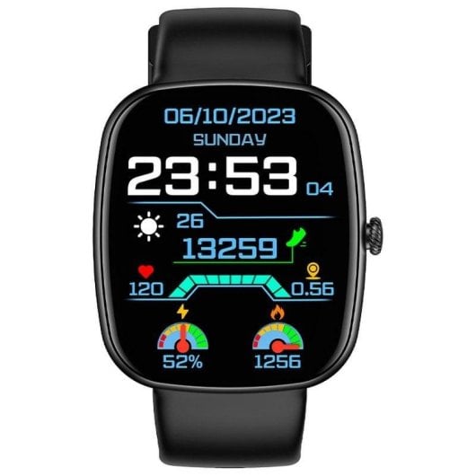 Cool Border Bluetooth 45mm AMOLED Schwarz IP67 SpO2 Pulsmesser Schlafüberwachung