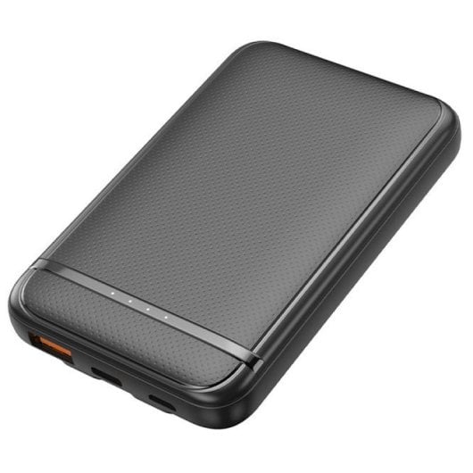 Cool Bateria Externa Power Bank 5000mAh com Cabos USB-C / Lightning Preta