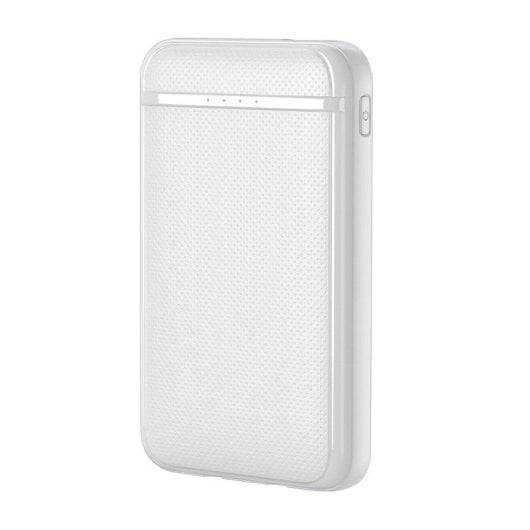 Cool Bateria Externa Power Bank 5000mAh com Cabos USB-C / Lightning Branca