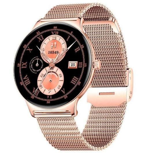 Cool Ultrathin Bluetooth 41mm AMOLED Rosa M Wasserdicht IP67 SpO2 Herzfrequenz Schlaftracking