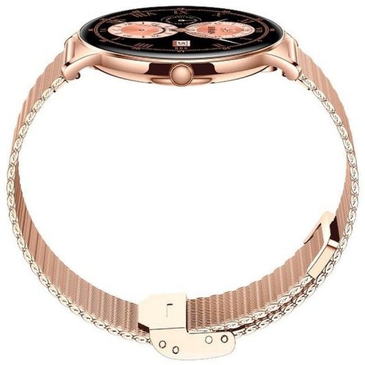 Cool Ultrathin Bluetooth 41mm AMOLED Rosa M Wasserdicht IP67 SpO2 Herzfrequenz Schlaftracking