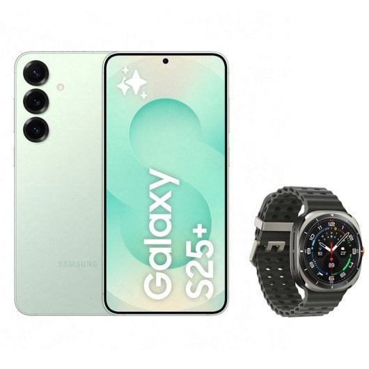Samsung Galaxy S25 Plus Smartphone mit AI 512 GB Akku 4.900 mAh Mint + Galaxy Watch Ultra LTE 47 mm