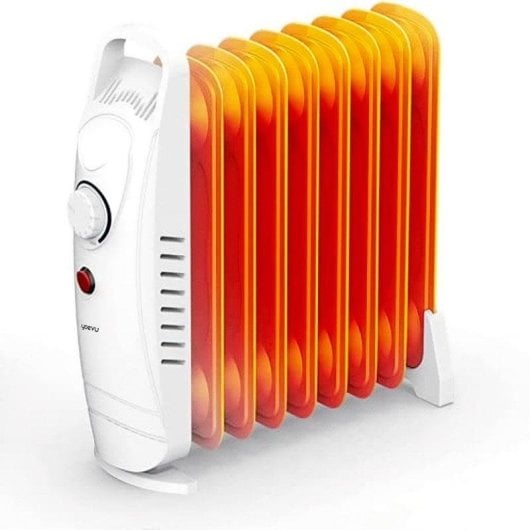 Yoevu Mini Radiador de Aceite 1000W con 9 Elementos y Protección Contra Sobrecalentamiento Blanco