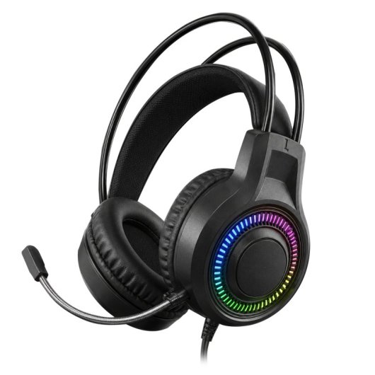 Mars Gaming MCP124PRO Combo RGB 4in1 Tastatur H-Mech Maus Kopfhörer Mousepad Französisch Schwarz