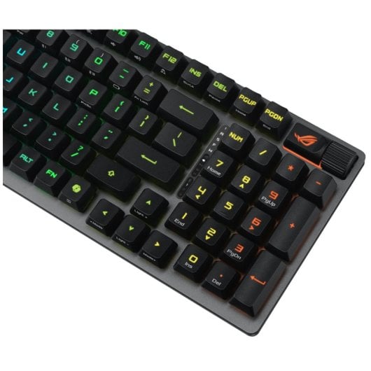 ASUS ROG Strix Scope II 96 RX Teclado Mecánico Gaming Inalámbrico Switch ROG RX Red Optical Negro