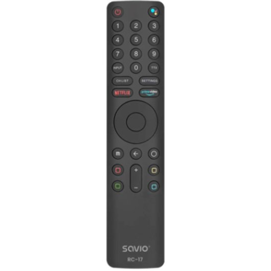 Telecomando Universale Sostitutivo Per Smart TV 4A - ABS E Silicone, Distanza 10m, Batterie Non Incluse