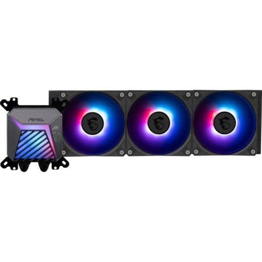 MSI MAG CORELIQUID A15 360 Flüssigkeitskühlsatz ARGB 360 mm Schwarz