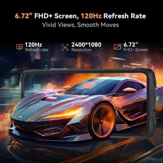 Cubot KingKong POWER 3 4G 6GB 256GB 6.72" Schwarz