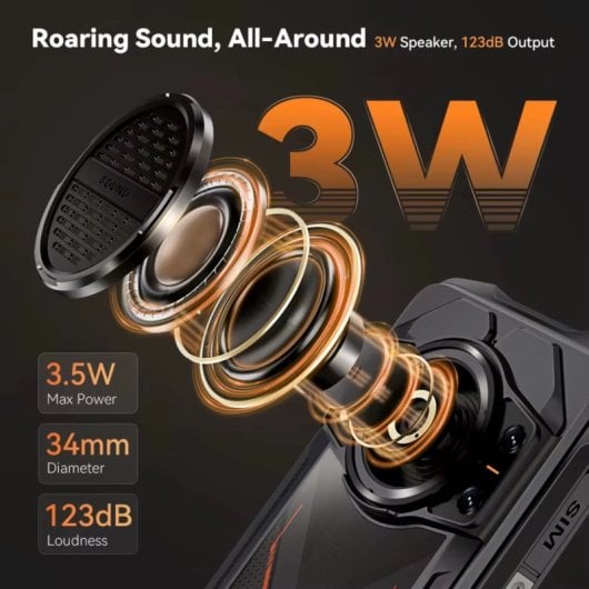 Cubot KingKong POWER 3 6/256GB Negro Libre