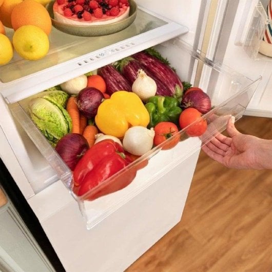 Frigorifero Combi Cecotec Bolero CoolMarket Combi 250 WD Total No Frost 180cm 250L D Bianco Dispenser Acqua