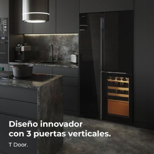 Réfrigérateur américain Cecotec Bolero CoolMarket TDW 548 Nofrost 548 L E Noir