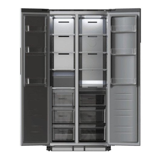 Frigorifero Americano Cecotec Bolero CoolMarket SBS 436 SBI Total No Frost 184,8cm 436L E Nero