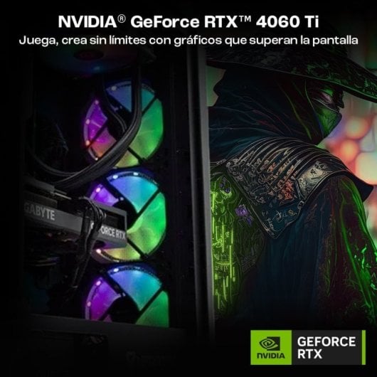PcCom Ready AMD Ryzen 7 5800X / 32GB / 2TB SSD / RTX 4060 Ti + Windows 11 Home