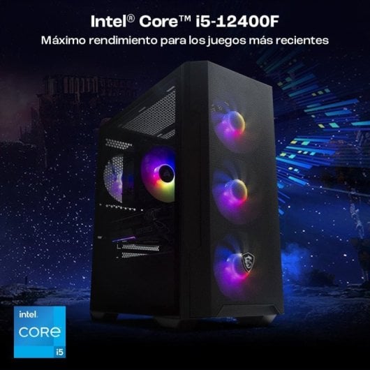PcCom Ready Intel Core i5-12400F / 32GB / 2TB SSD / RTX 4060 Ti + Windows 11 Home